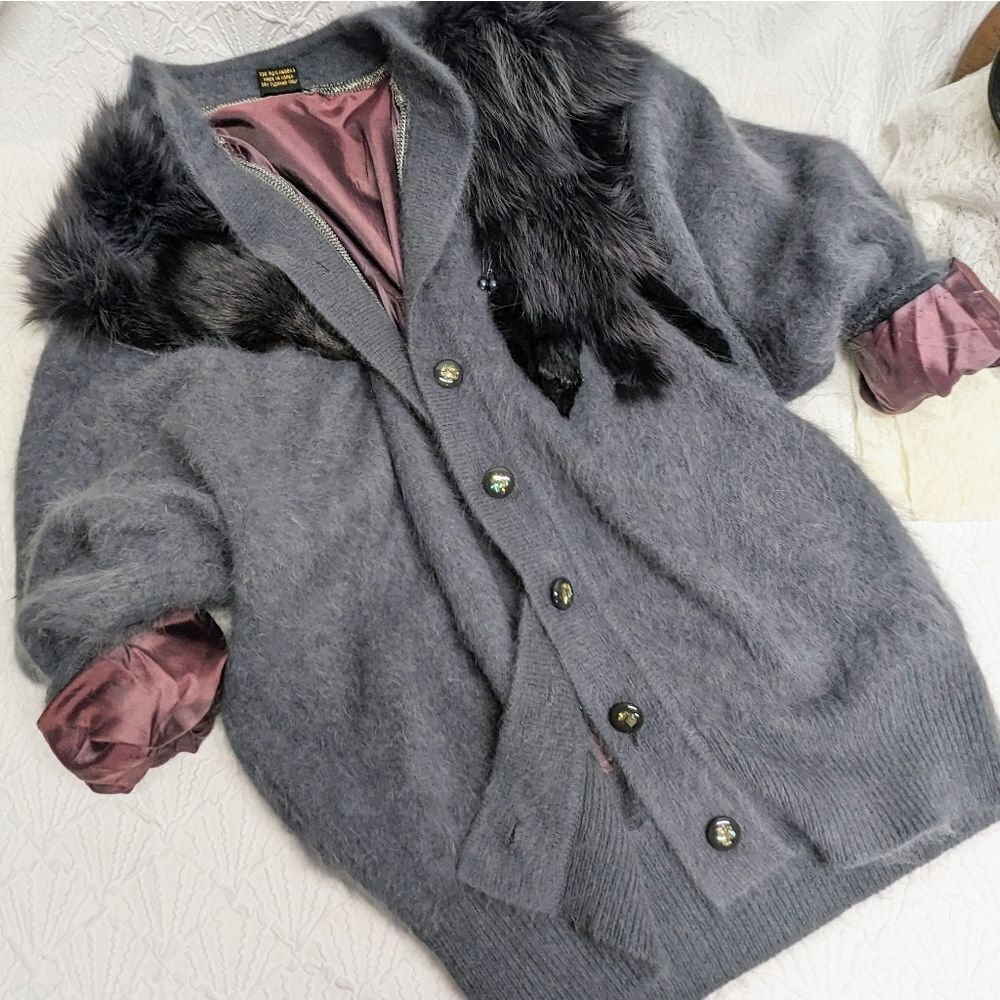 DB MORENO | Angora Mink Vintage Sweater